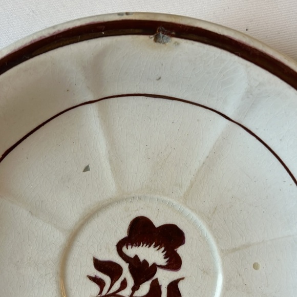 Tea Cups & Saucers / Tea Leaf Lustre / Morning Glory Pattern / Tunstall - Picture 8 of 8